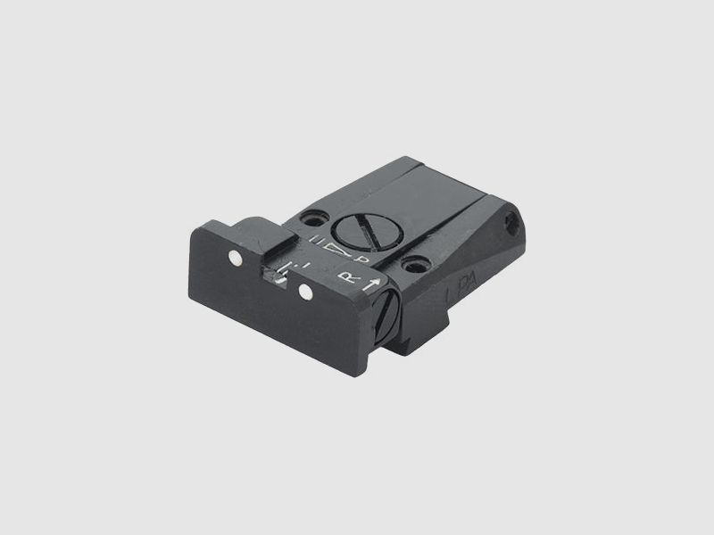 LPA TR28SS30 Mikrometer-Kimme für Walther Q5 Match SF, Black Diamond und Q4 SF O.R. – 2-Punkt