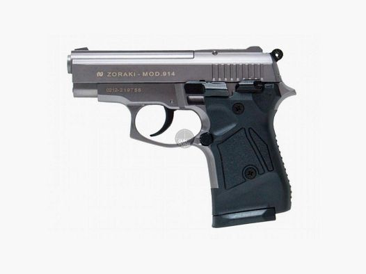 Blank - Gas Signal Pistol - Zoraki 914 - 9 mm P.A.K - silver