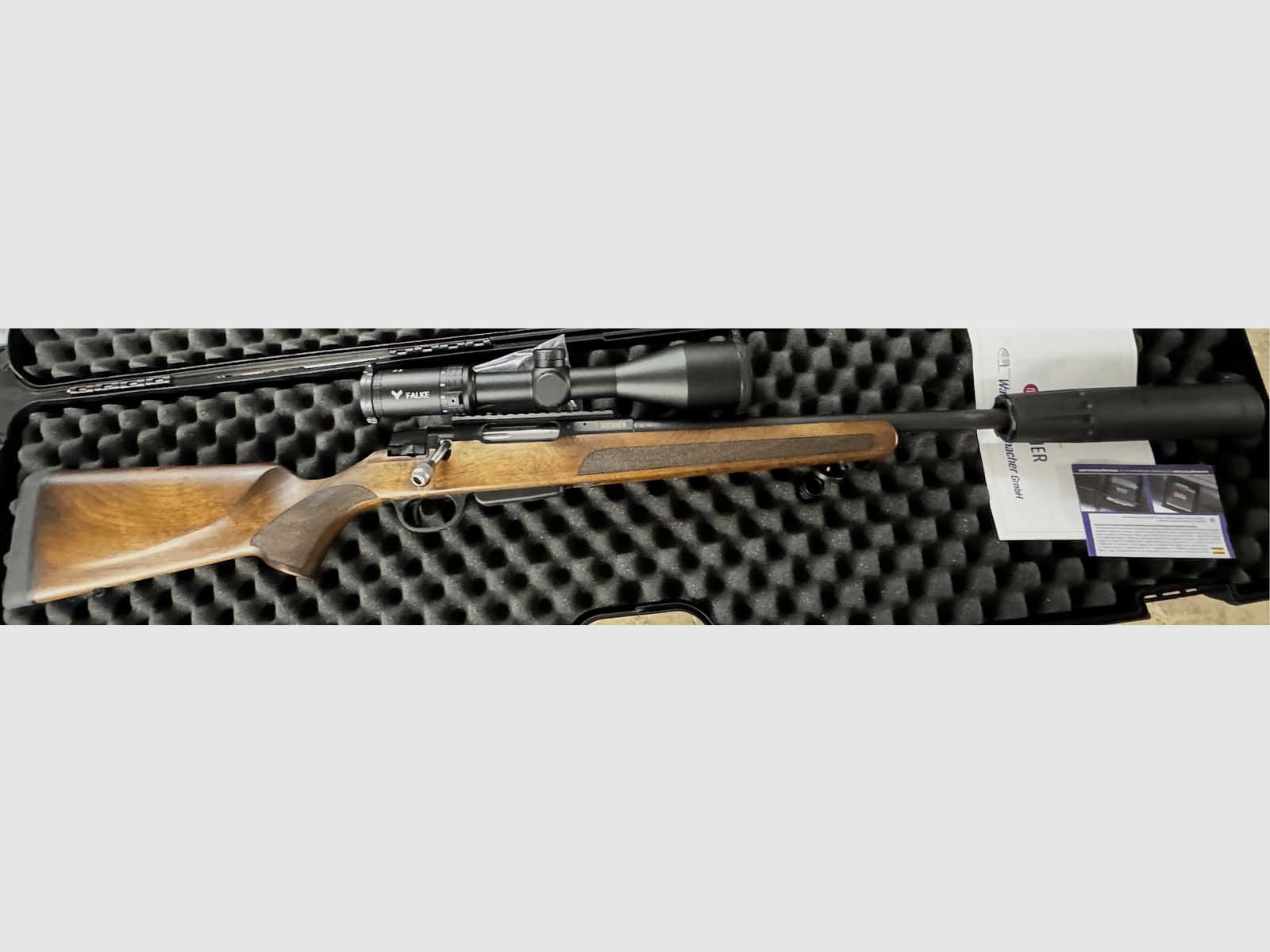 Brenner BR 20 . 308 Win, + SD21 + Falke 3-12*56 +Koffer