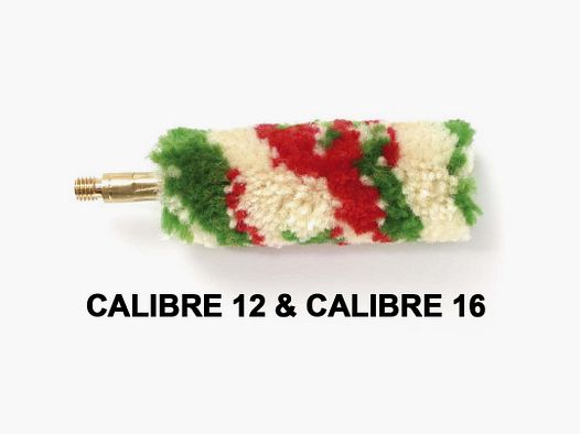 Ecouvillons laine calibre 12 et calibre 16 - Vendu à l'unité