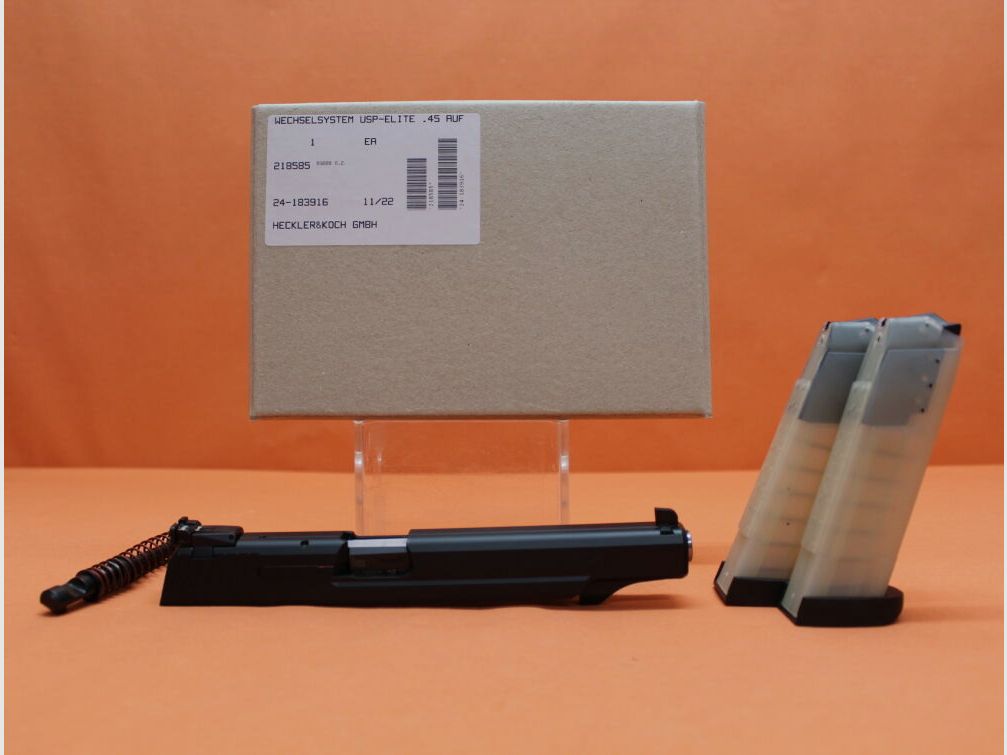 Heckler&Koch Wechselsystem 9mmLuger Heckler&Koch/H&K HK USP ELITE für Basiswaffe .45Auto 152mmLauf (9mmPara/9x19)