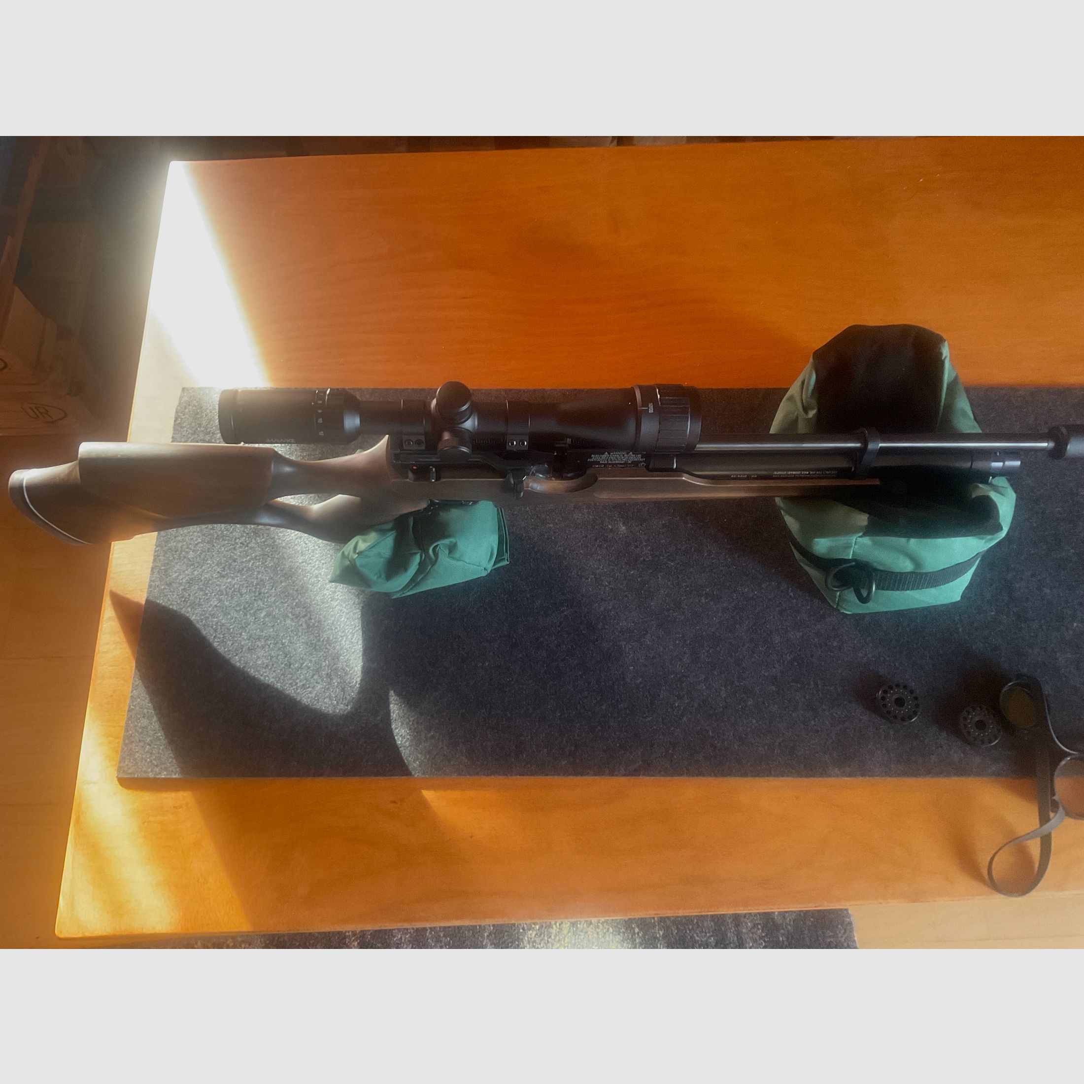 HW 100 T silencer, Hawke 4-12x40 and case (Tectake) 6/2024