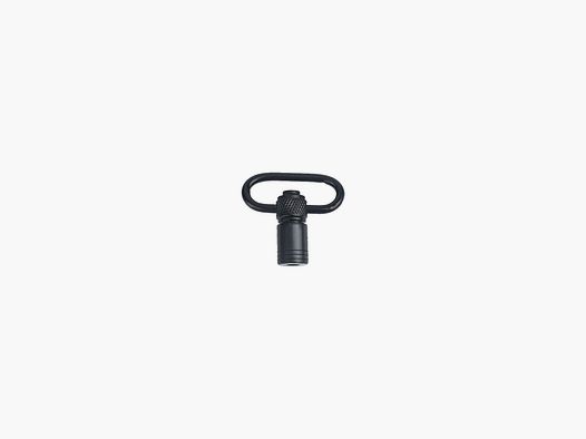 QD sling hook swivel with quick release in black metal