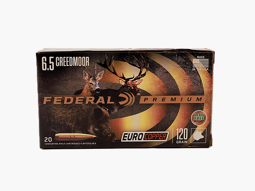 Federal 6.5Creedmoor eurocopper 120gr