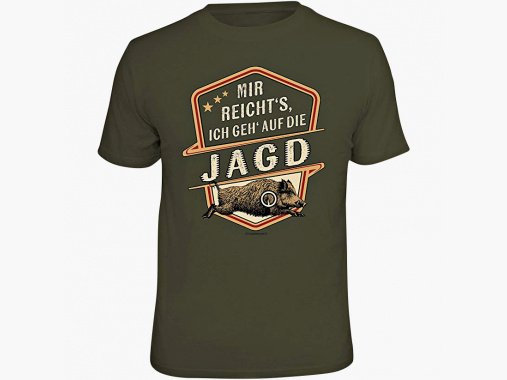 Kaderloos heren T-shirt "Ik heb er genoeg van, ik ga jagen" | XXL
