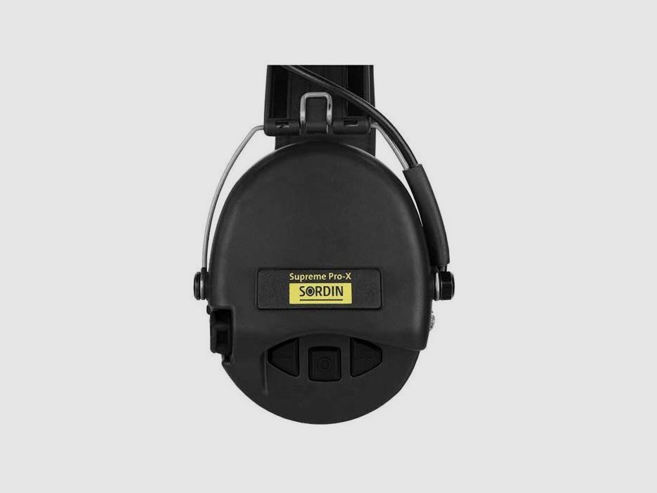 Protection auditive active Sordin Supreme PRO X – serre-tête en tissu noir, coussinets en gel – SOR75302-X-02-G-S, image 2 sur 5