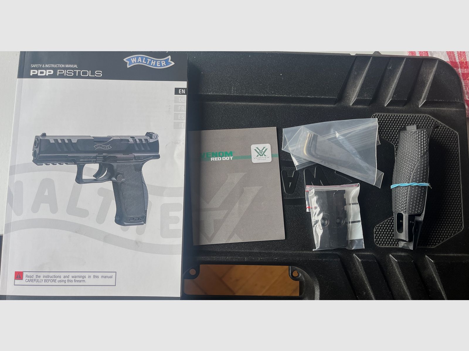 Walter PDP 5 Zoll, Vortex Venom, Holster AA1 Shooting
