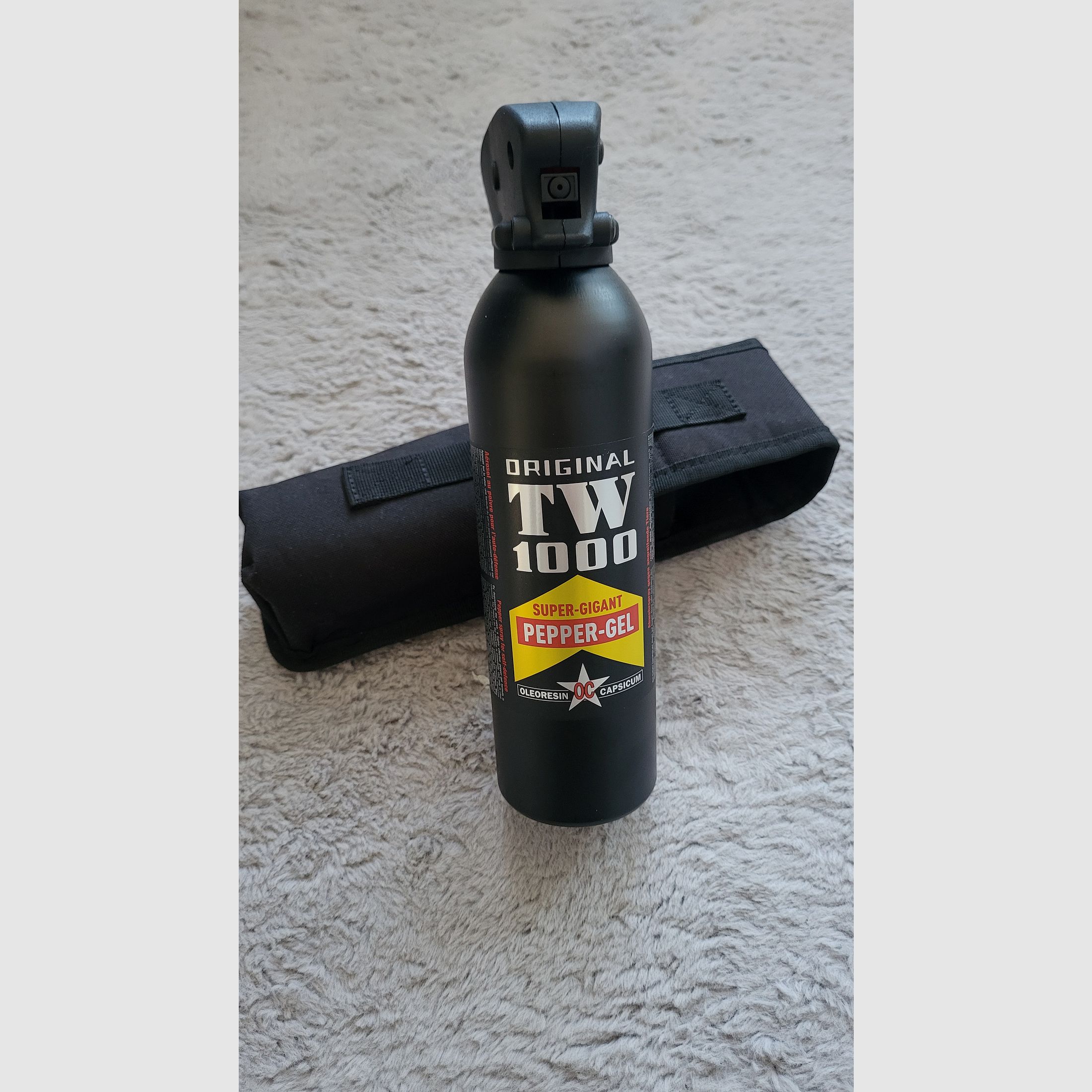 Pfeffergel TW1000 Super Gigant - 400 ml + Gürtelholster von Coptex 