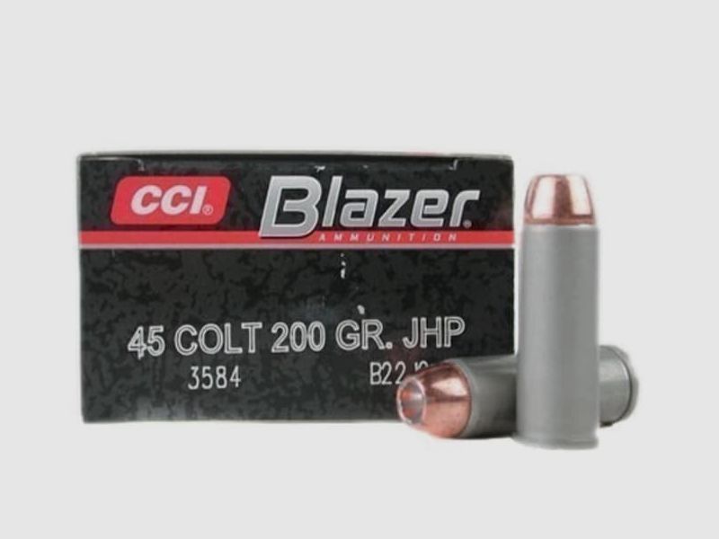 CCI Blazer Aluminum .45 Colt 200GR JHP 50 cartridges