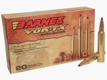 Barnes VOR-TX .300 Win. Mag. 165GR Tipped TSX Boat Tail 20 cartucce