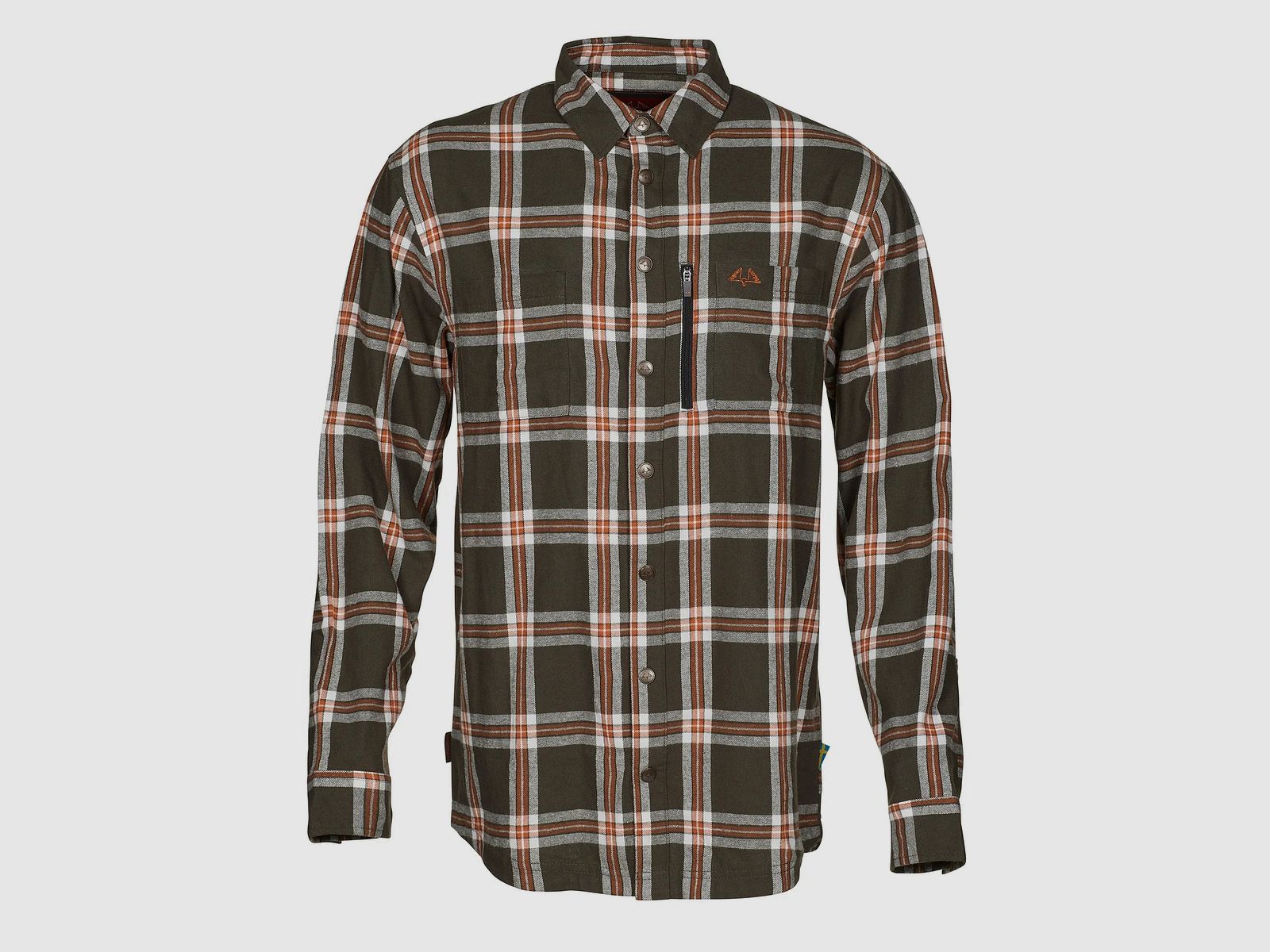 Swedteam Crest Cotton Shirt Men Green S