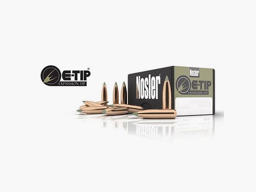Nosler E-Tip 8mm 180gr 59265 .323 50 stk Blyfri Projektil