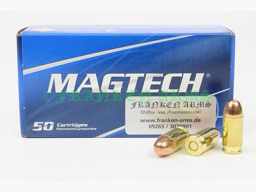 Magtech 9mm kurz (.380 Auto) FMJ 95gr. 6,15g 50 Stück Staffelpreise