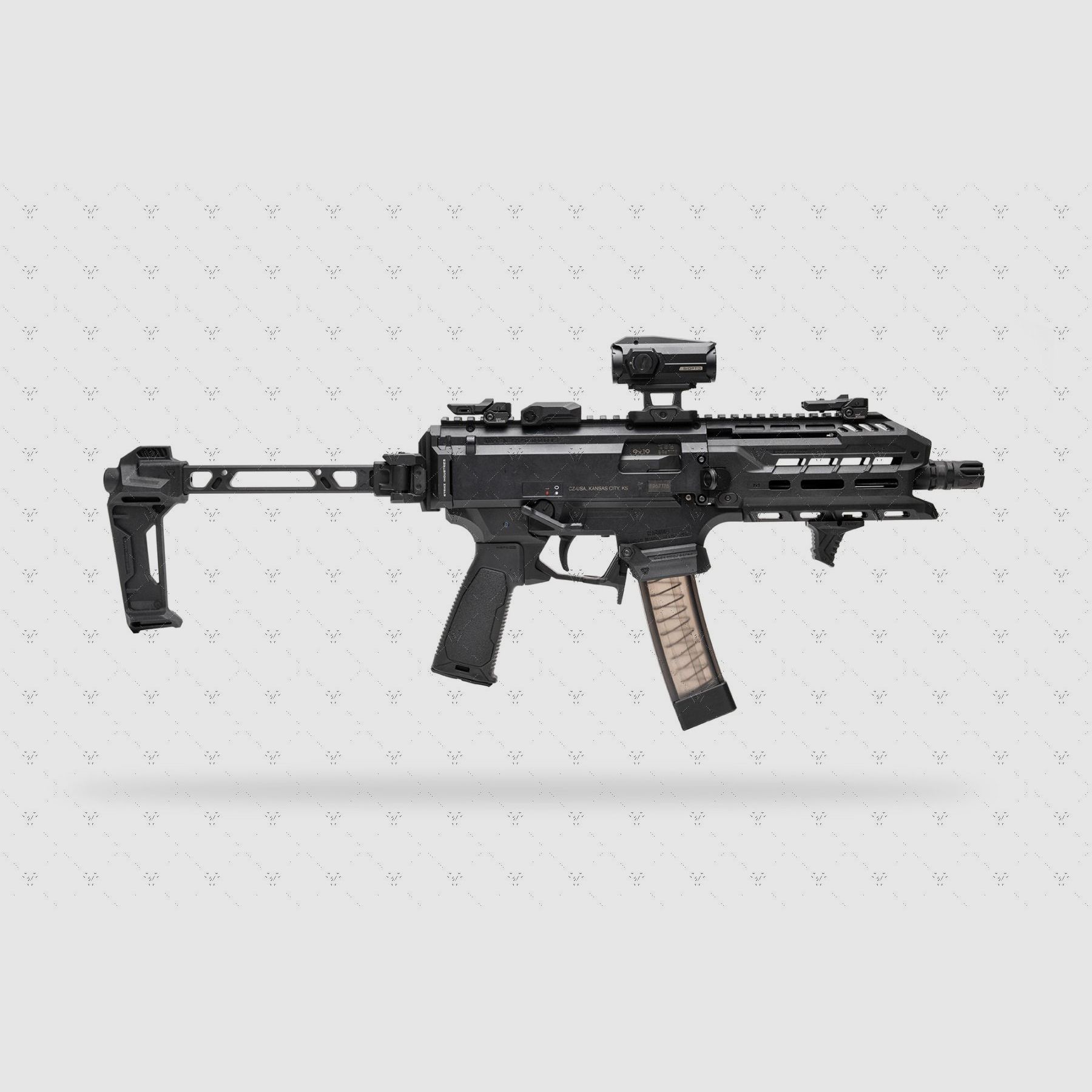 Strike Industries CZ EVO S1-3 Polymer Handguard, image 3 of 5