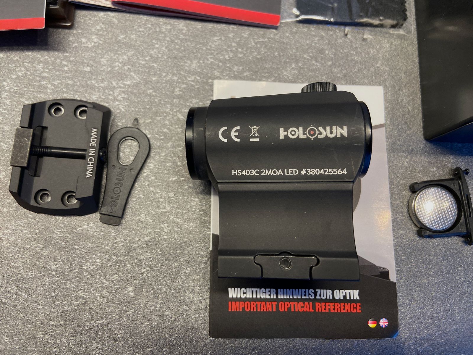 Holosun hs403c 2 moa led