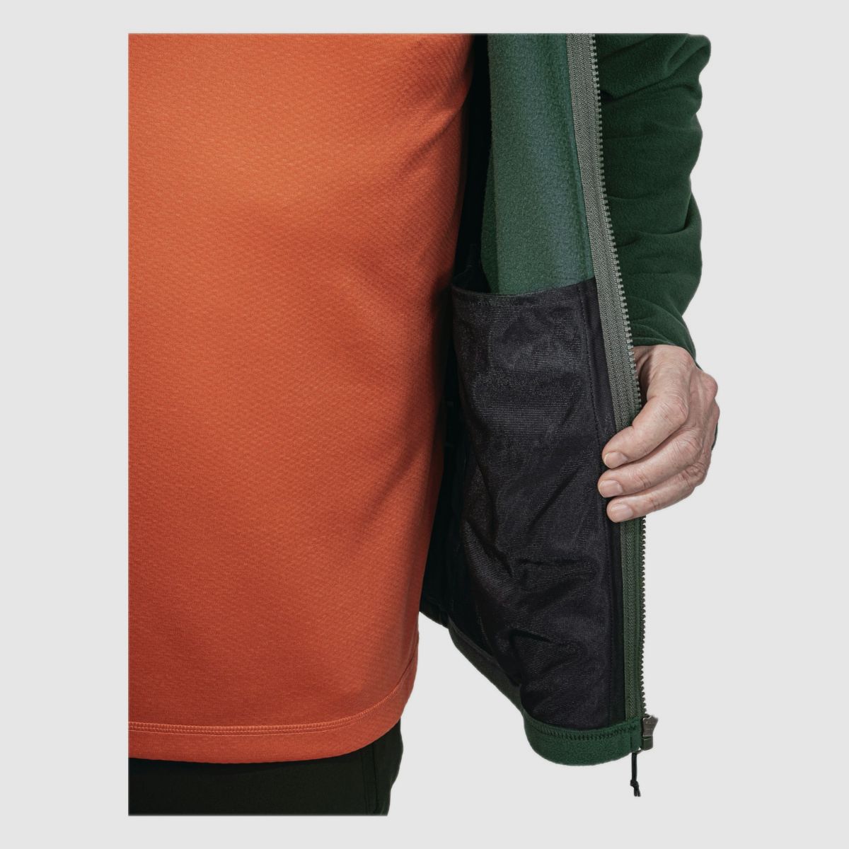 SCHÖFFEL Wandelfleecejacke Stil Qutang MNS Groen