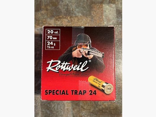 Rottweil SPECIAL TRAP 24 Munition - 20 cal. 70mm 24 g 7/8 oz 25 rds*NEU*