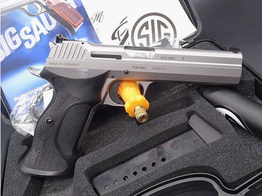 SIG Sauer P210 Super Target 5" Zilver Made in Duitsland P210 Super Target