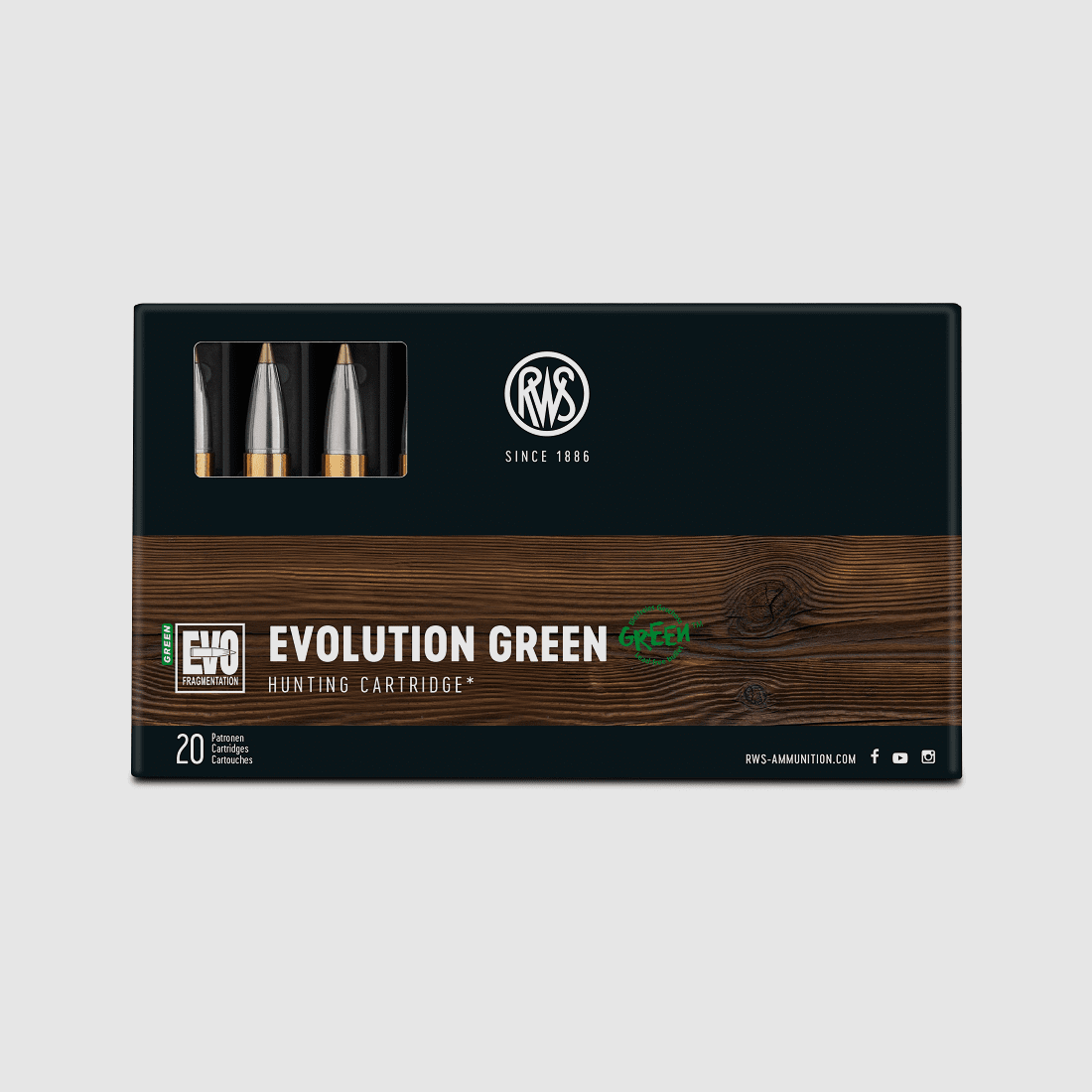 RWS .308 Win Evo Green 139gr. - 20 Stk