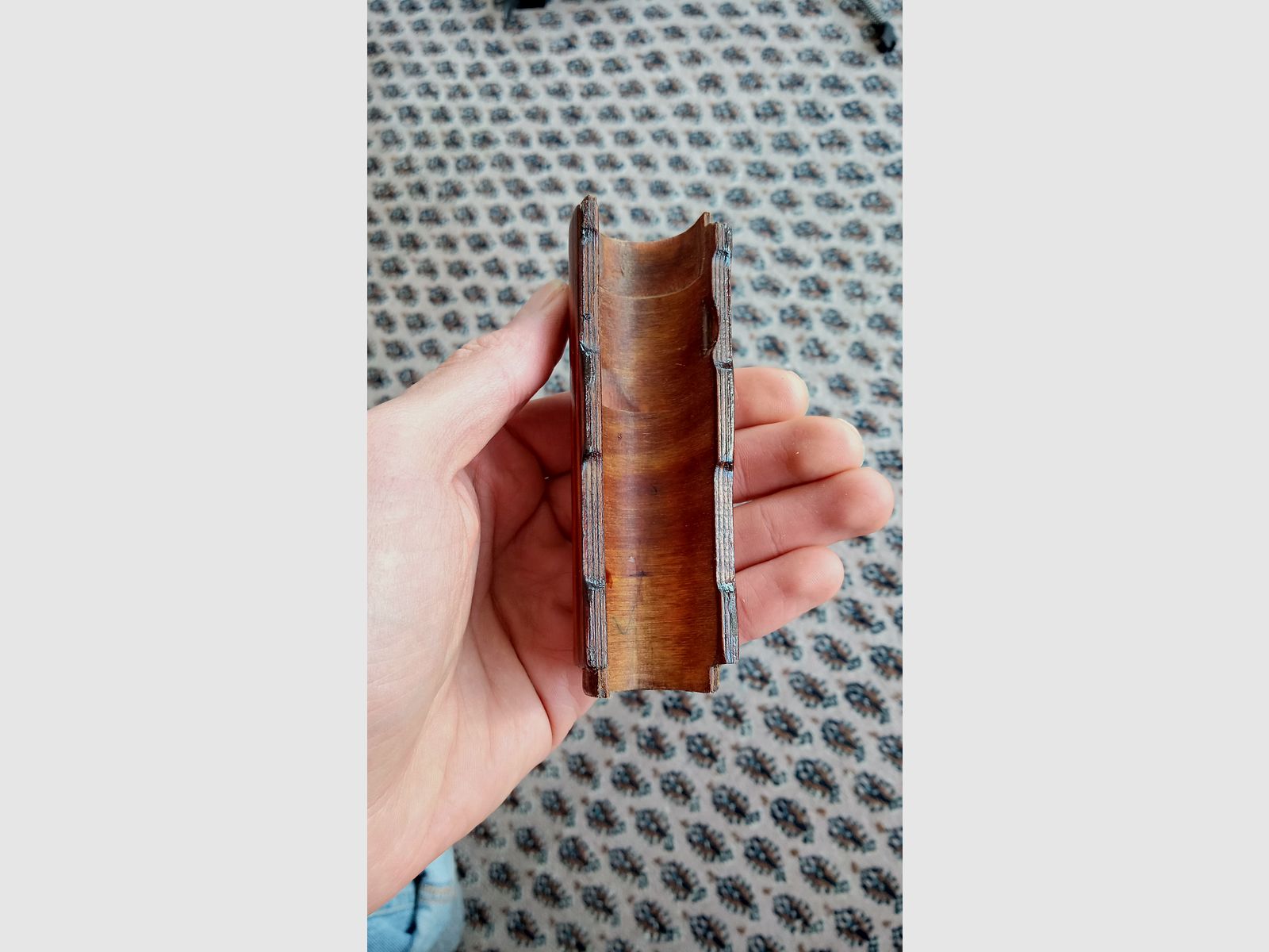 #1 Rumänischer AKMS unterer Handschutz s.g. Esel-Pimmel (Uluc) für Unterlaufklappschaft Schichtholz Romy Dong PM md.65 & oberer Laminat Handschutz russisch.