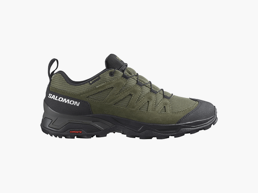 SALOMON – UOMO – X WARD LEATHER GTX Deep Lichen Green / Black / Olive Night