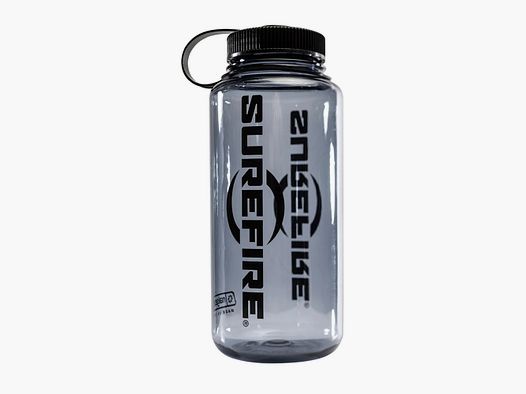 SureFire Nalgene Water Bottle 1 Liter Wide Mouth Gray