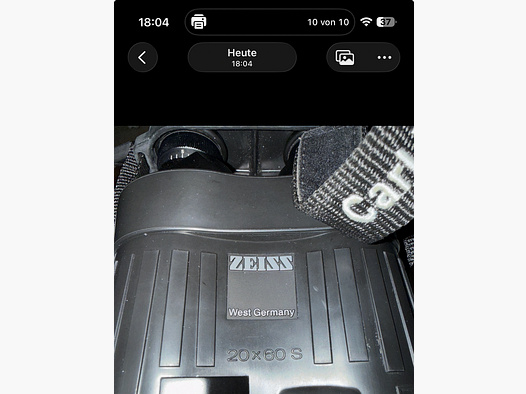 Carl Zeiss Fernglas 20x60 S