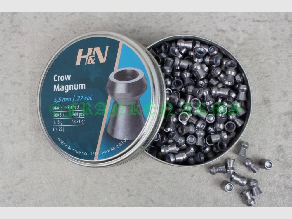 H&N Crow Magnum 5,5mm 200 pezzi prezzi a scalare