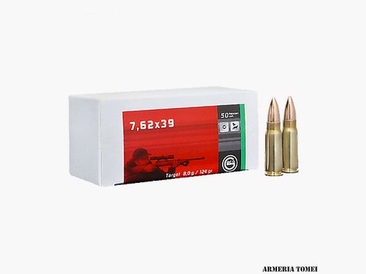 GECO – 7,62X39 TARGET 8,0G / 124GR