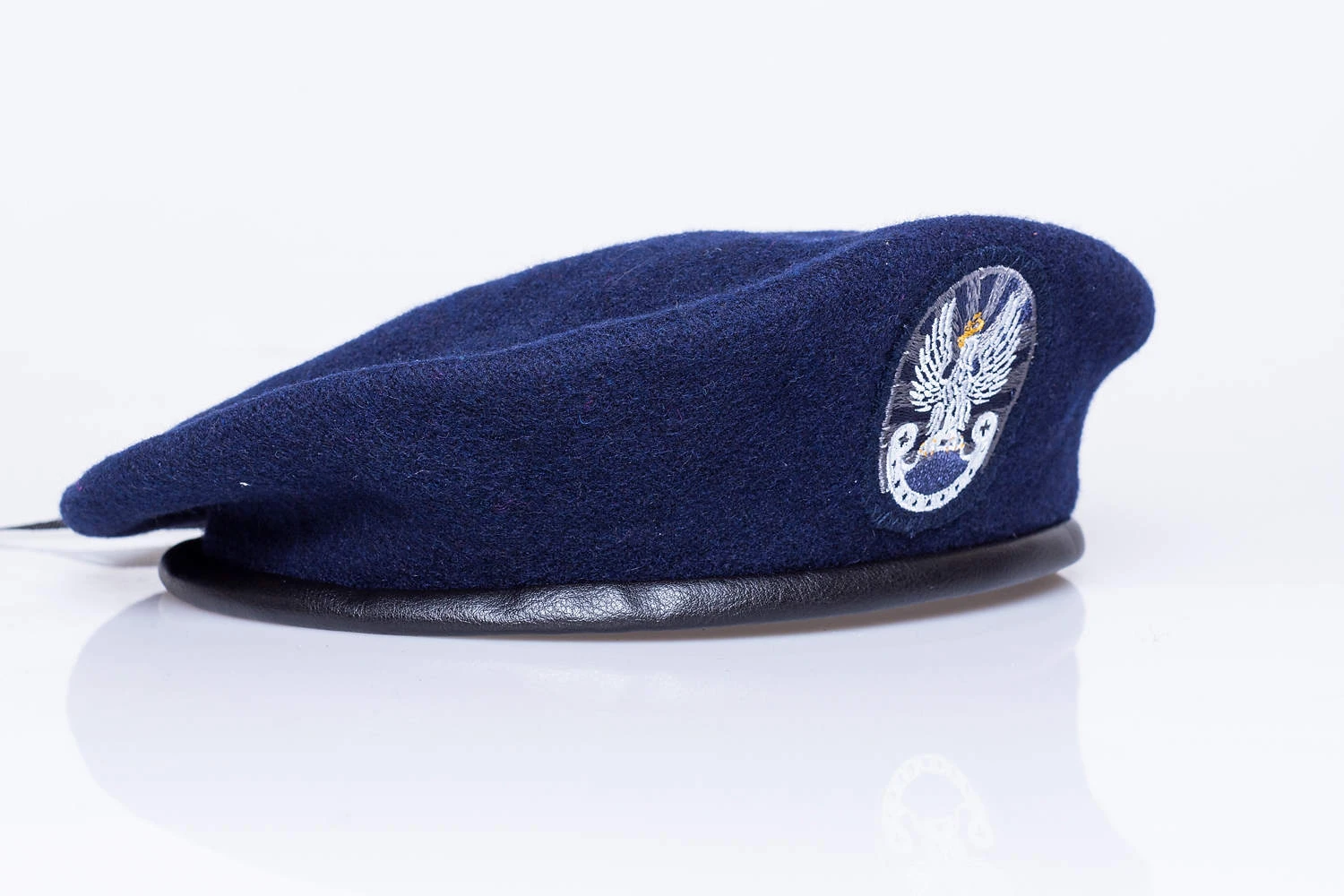 Beret kadeta szkoły klasa mundurowa granatowy MON
