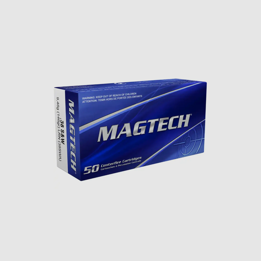 Magtech – .38 S&W LRN / 146gr. / 50 Stk., Bild 1 von 2