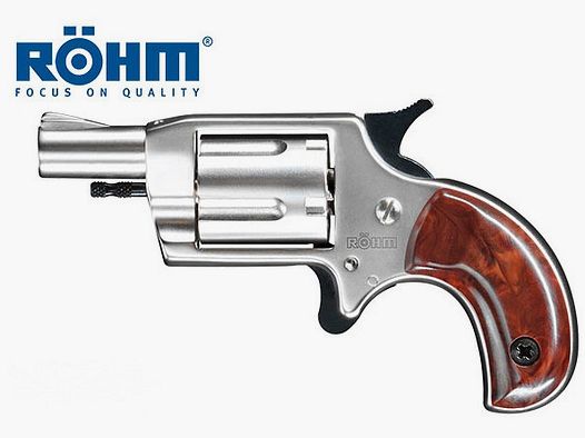 Signal Revolver Röhm Little Joe Gas- und Schreckschussrevolver Kaliber 6 mm vernickelt