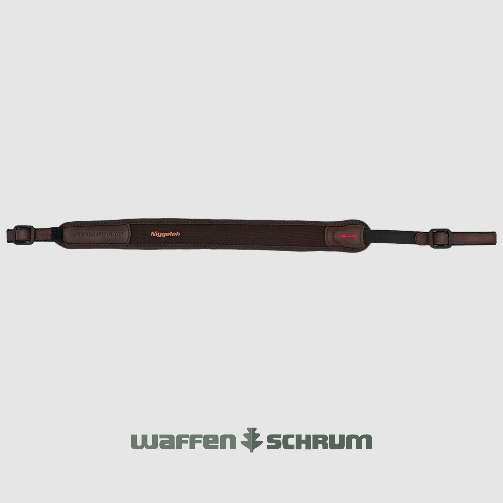 Niggeloh Geweerband Automatisch Licht Neopreen - Leer - Bruin