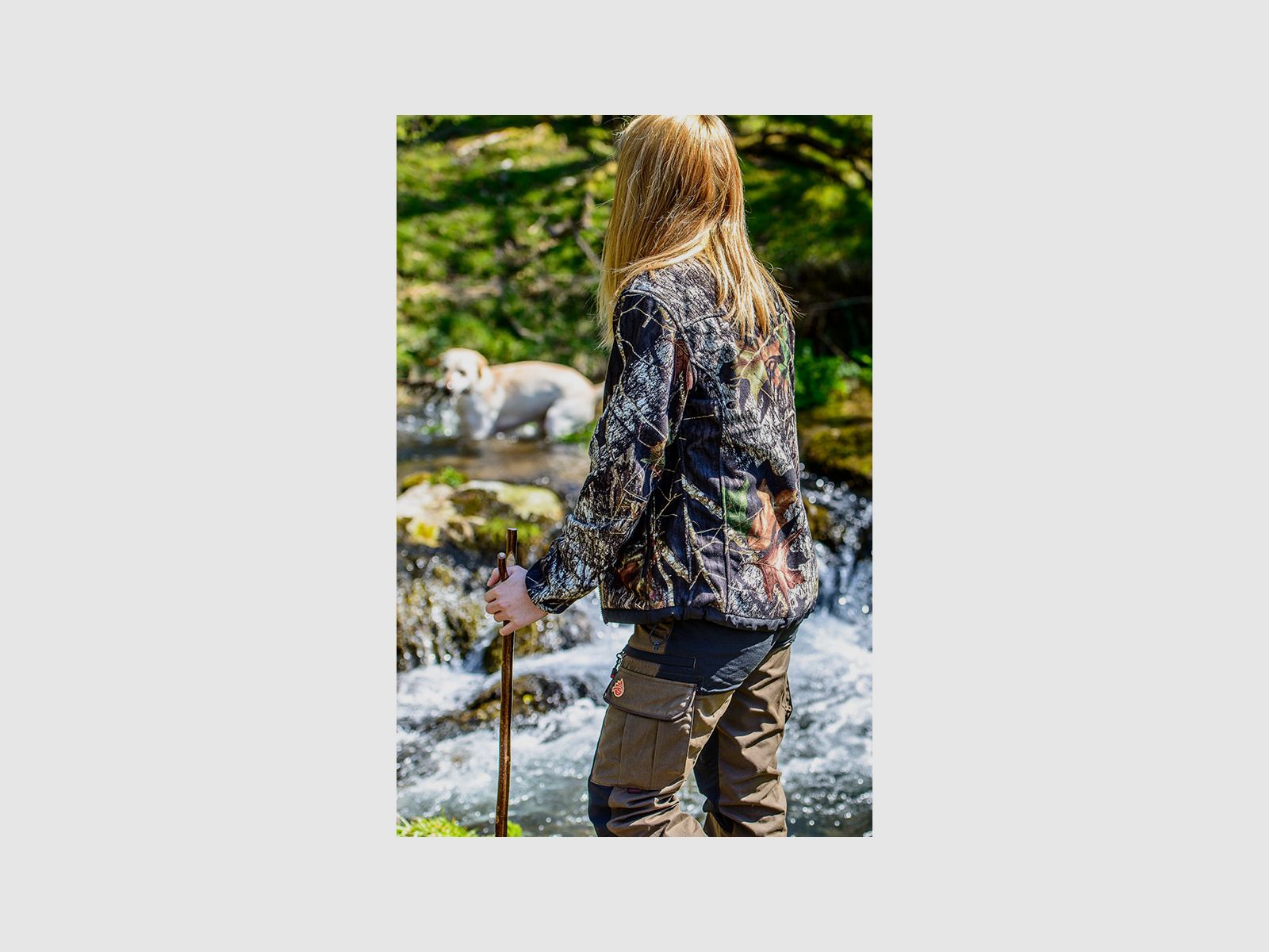 SHOOTERKING Softshell Damen Jacke 2 in 1 Mossy Oak Camo