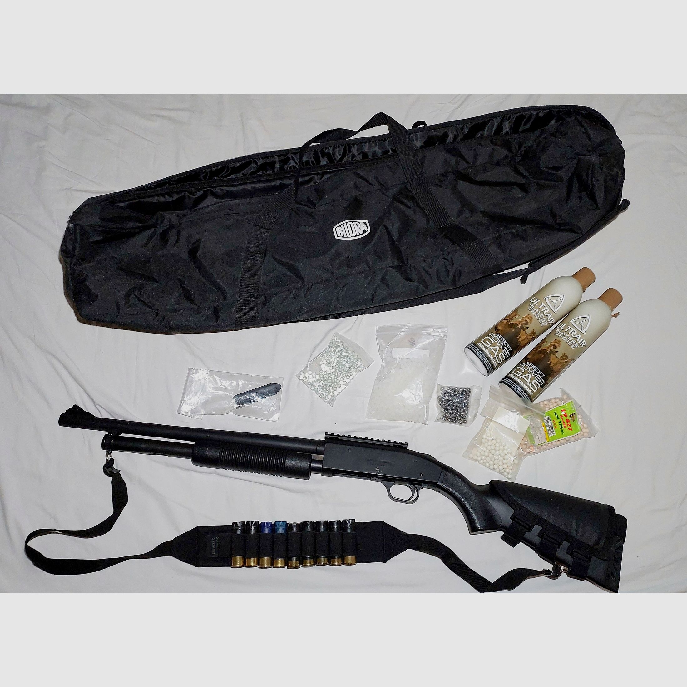Äußerst selten: Umarex (Marushin) M500 (Mossberg 500) Pumpgun Shotgun Schrotflinte  Airsoft CO2 8mm Replica