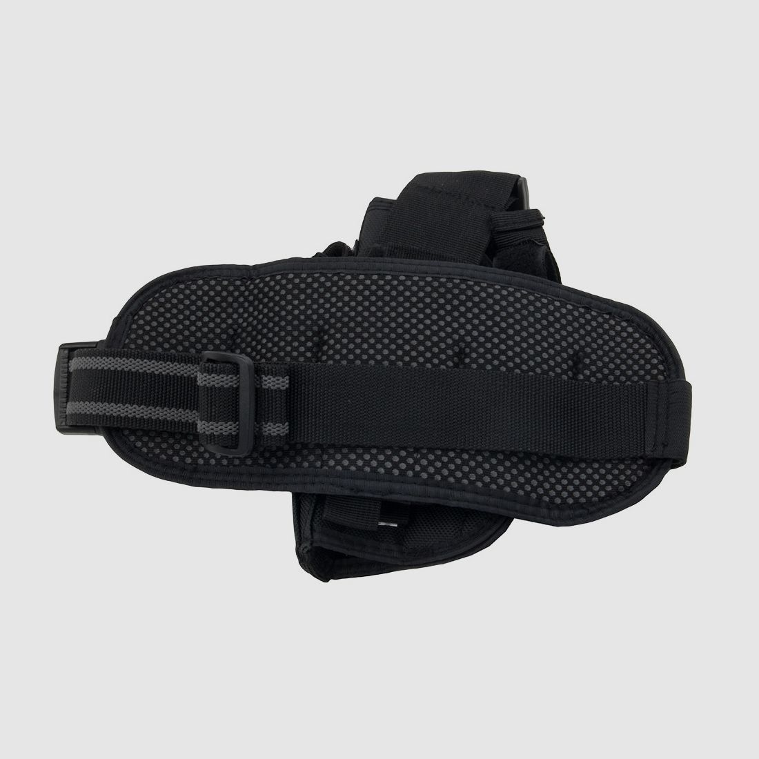 Taktisches Schnellziehholster Beinholster Oberschenkelholster UTG fĂĽr mittlere bis groĂźe Pistolen Magazintasche Polyester schwarz