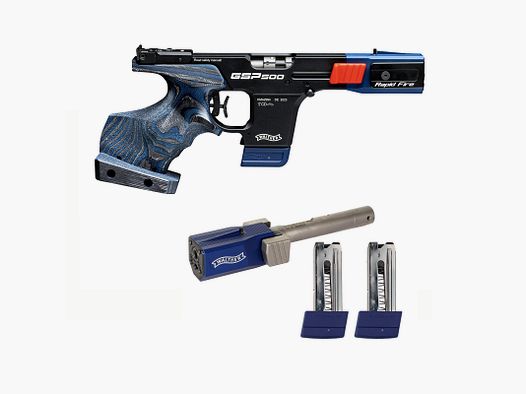 WALTHER GSP500 Rapid Fire .22 LR – zurdo – m – conversion-a-32sw