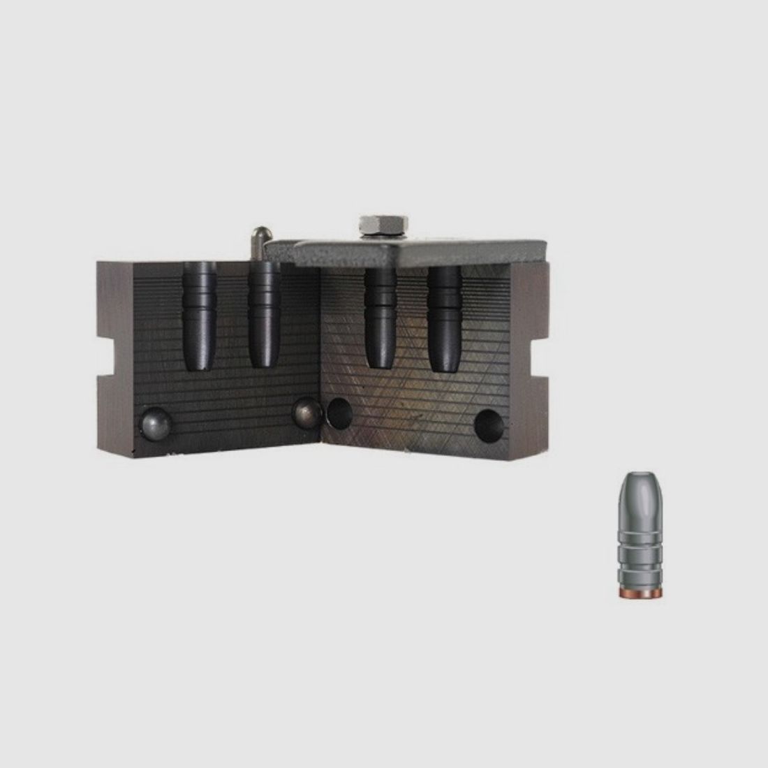 RCBS Doppelgiesskokille .309 / 7,85 mm 150 gr / 9,7 g 30-150-FN Flachkopfgeschosse Gas Check .309