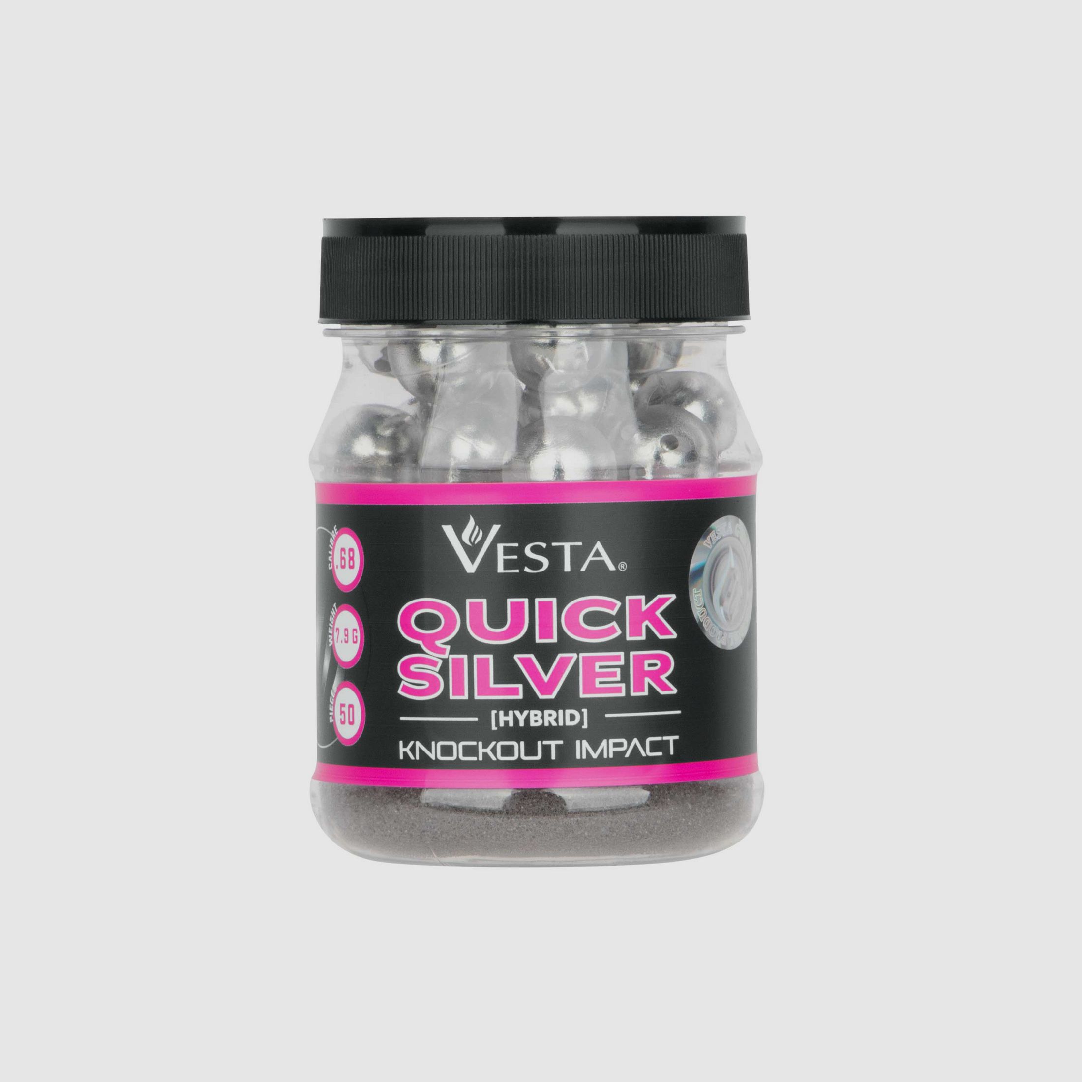 VESTA Quicksilver .68 Stahlgeschosse 7,9g 50 Stück