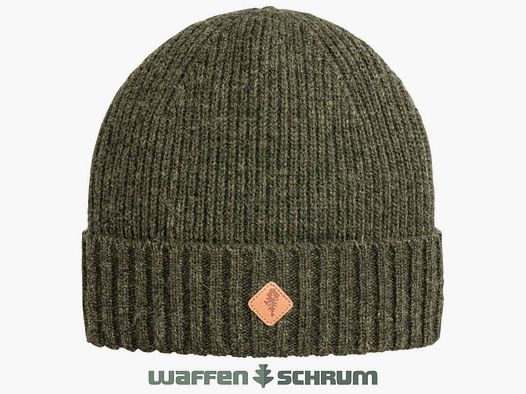 Pinewood Strickmütze Mossgreen Mel