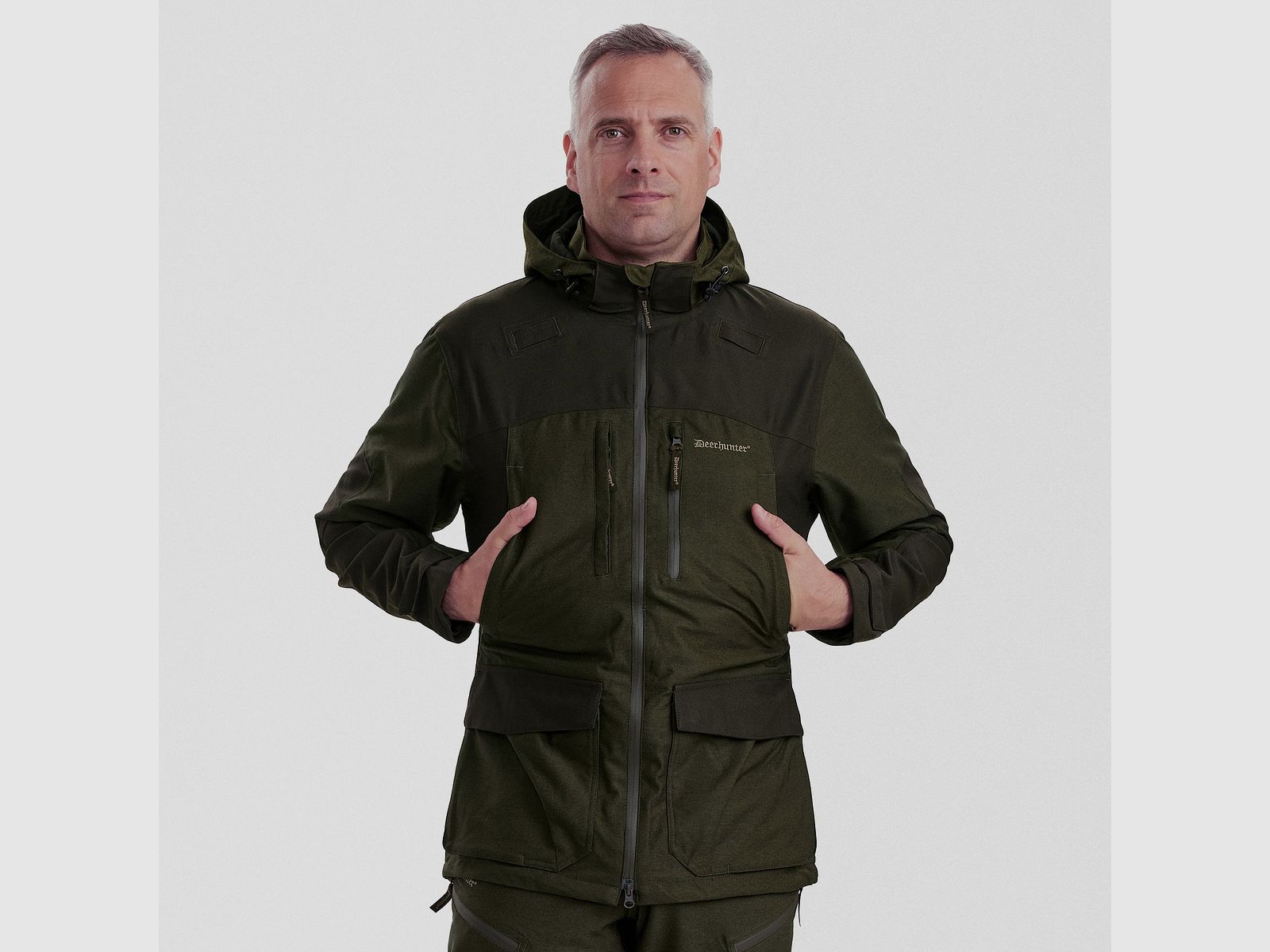 Deerhunter Chasse Jacket Olive Night melange 60