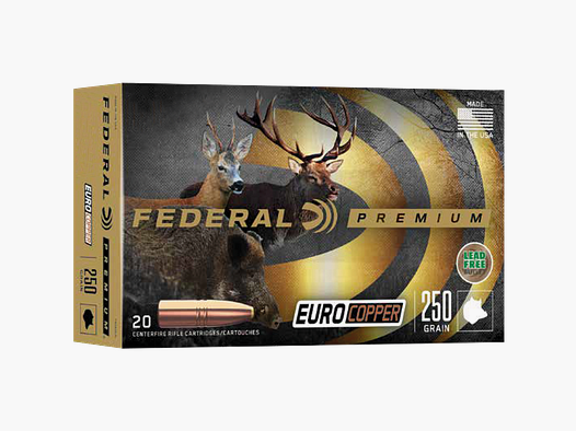 Federal Rifle Ammunition Premium .243 Win. 5.2g Euro Copper