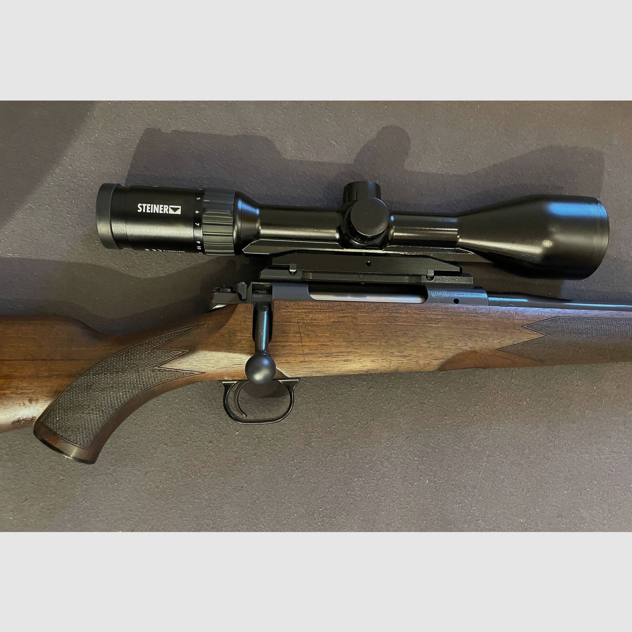 Mauser M12 + Steiner Ranger 4+ ammunition + case