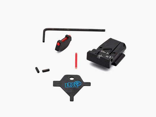 LPA SPR85RU7F Adjustable Sight Set for Ruger P85, P89