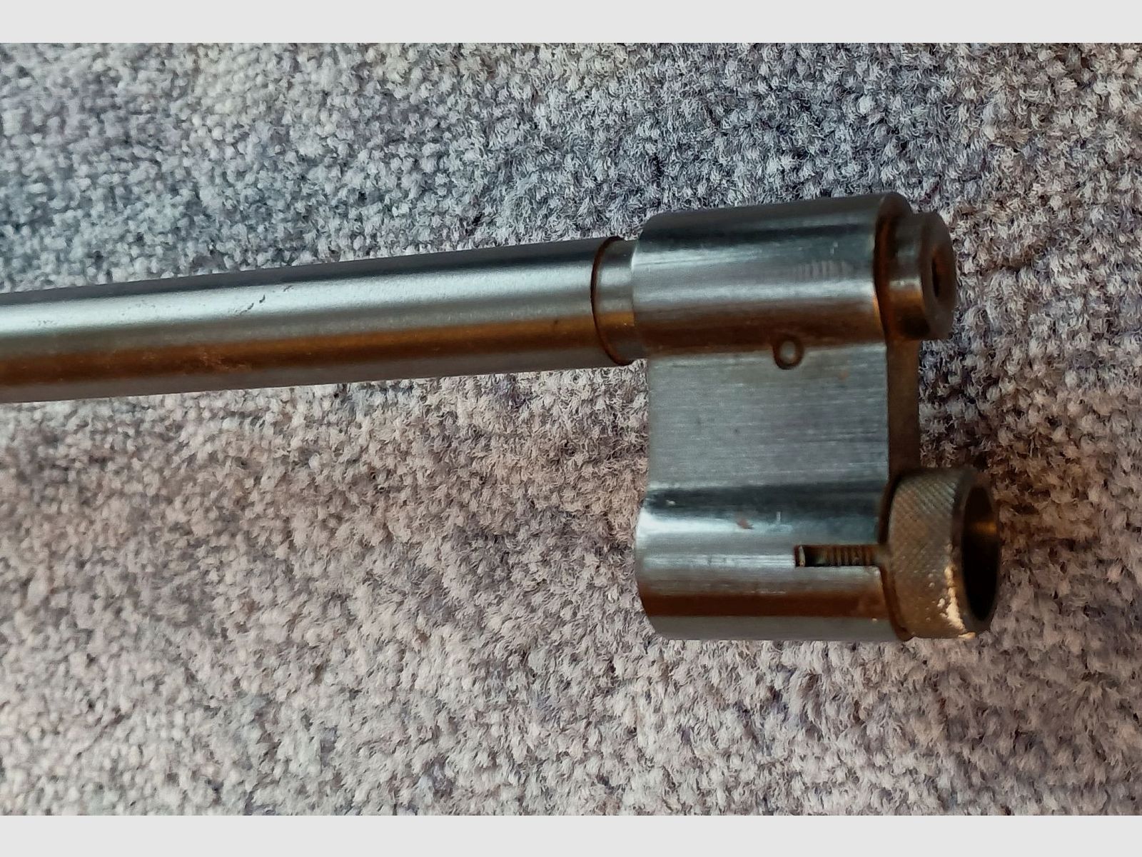 Air rifle "Klicker" from GDR production late 70s / early 80s, "Model 303 -Super", cal. 4.5 mm Diabolo, used