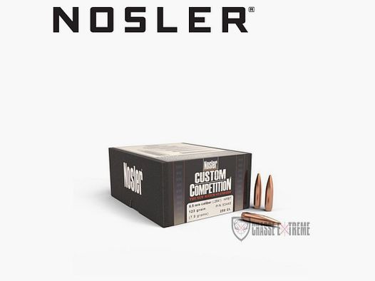 250 Pocisków NOSLER Kal 6,5mm 123gr Hpbt