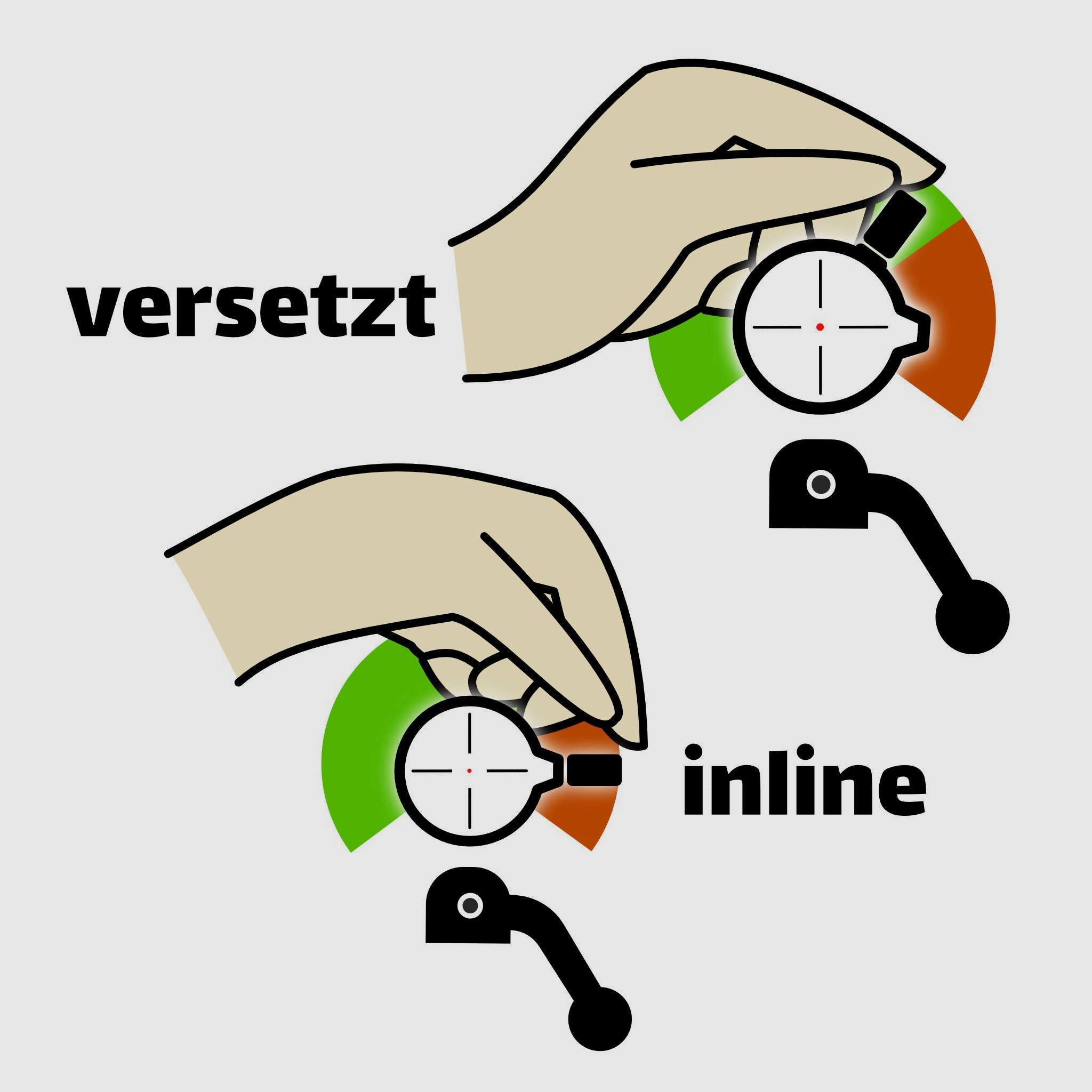 Für Zeiss Victory V8: Schnellverstellhebel für Vergrößerungseinstellung