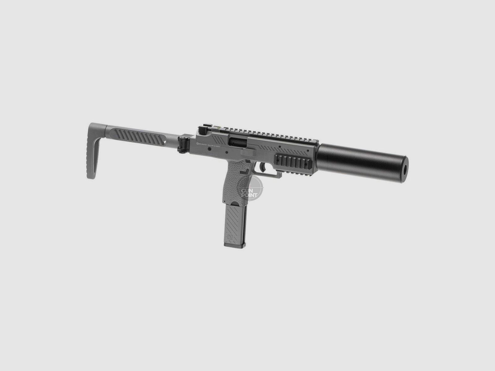 Softair - Machinepistool - VORSK VMP-1 SMG GBB Set Semi grijs - vanaf 18, boven 0,5 Joule