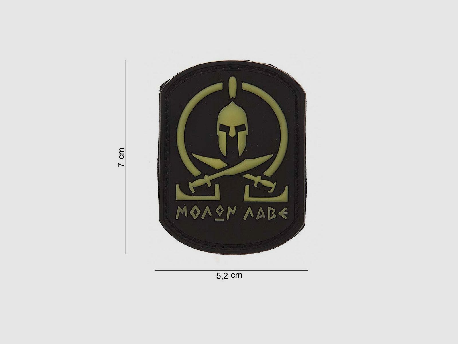 PATCH – 3D PVC MOLON LABE SPARTAN SWAT #12003