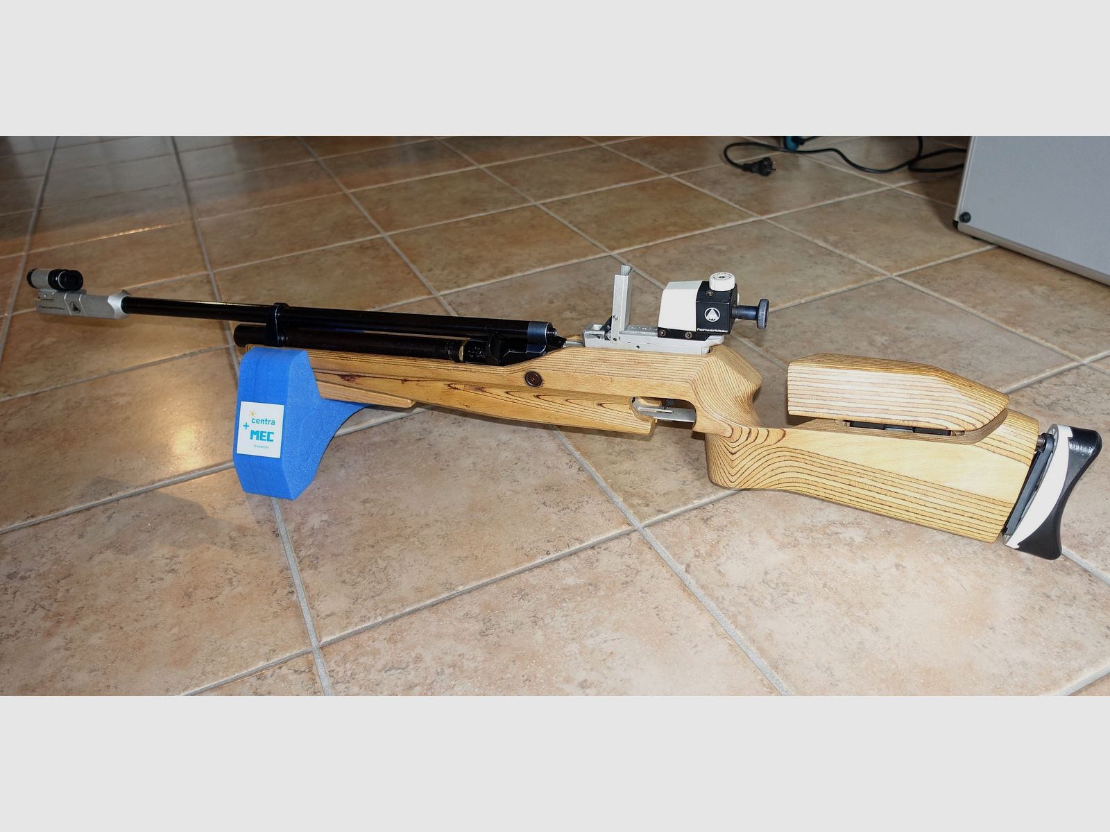 Fusil de match Feinwerkbau C 62 + cartouche + nouvel adaptateur de remplissage + guidon réglable